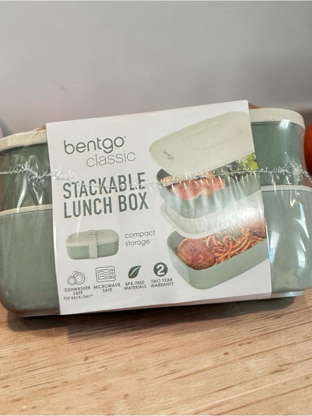 Bentgo Classic Stackable Lunch Box - Green - Picture 2 of 9